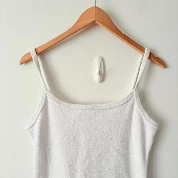 Abercrombie & Fitch Terry Cloth Dress White Size Small - Picture 4 of 7